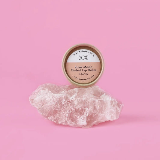Rose Moon Tinted Crystal Lip Balm
