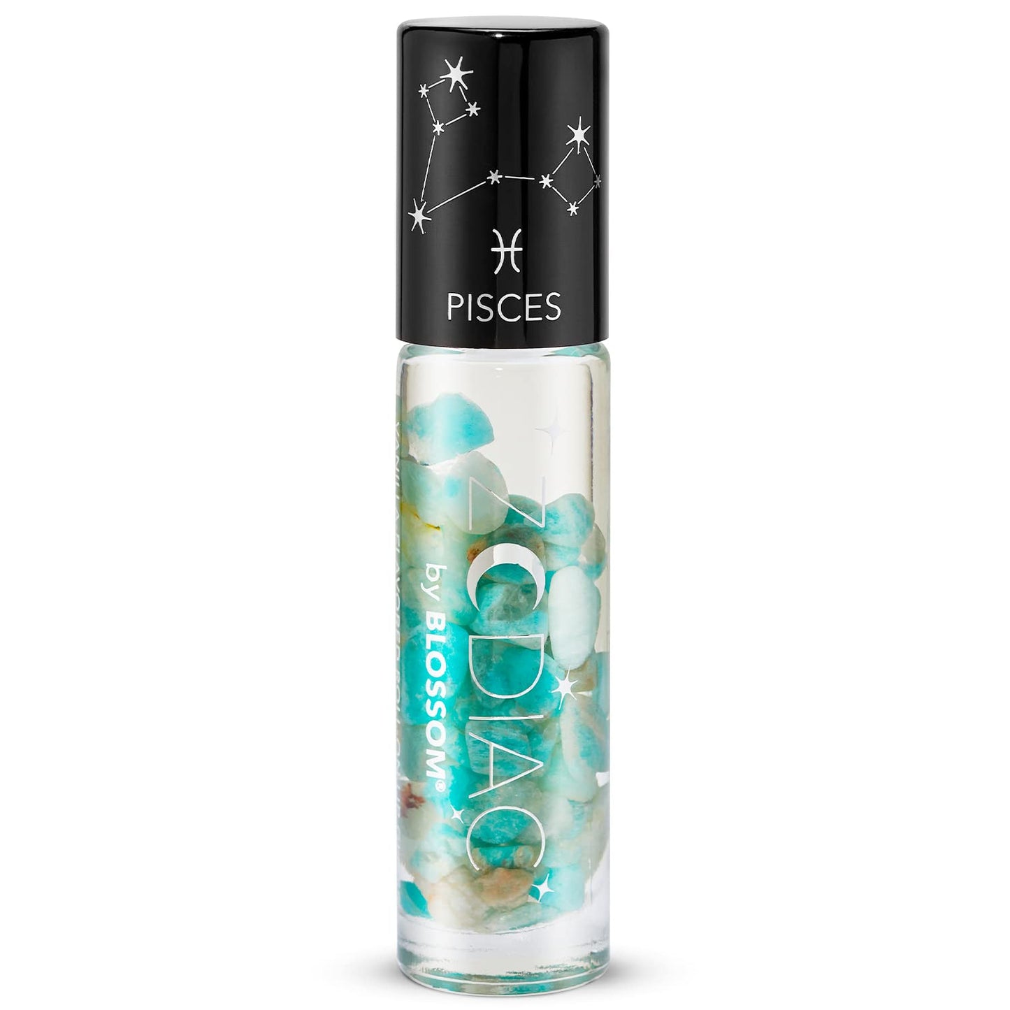 Crystal Infused Zodiac Vanilla-Flavored Roll-On Lip Gloss - Pisces