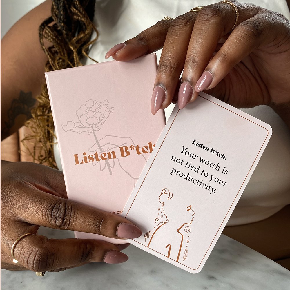 Listen Bitch Affirmation Cards