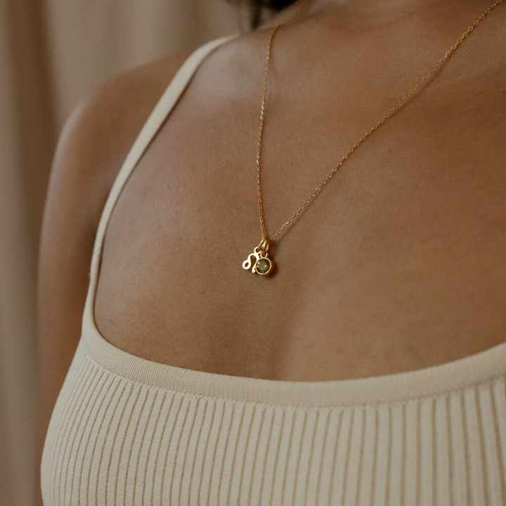 Birthstone Necklace - Libra