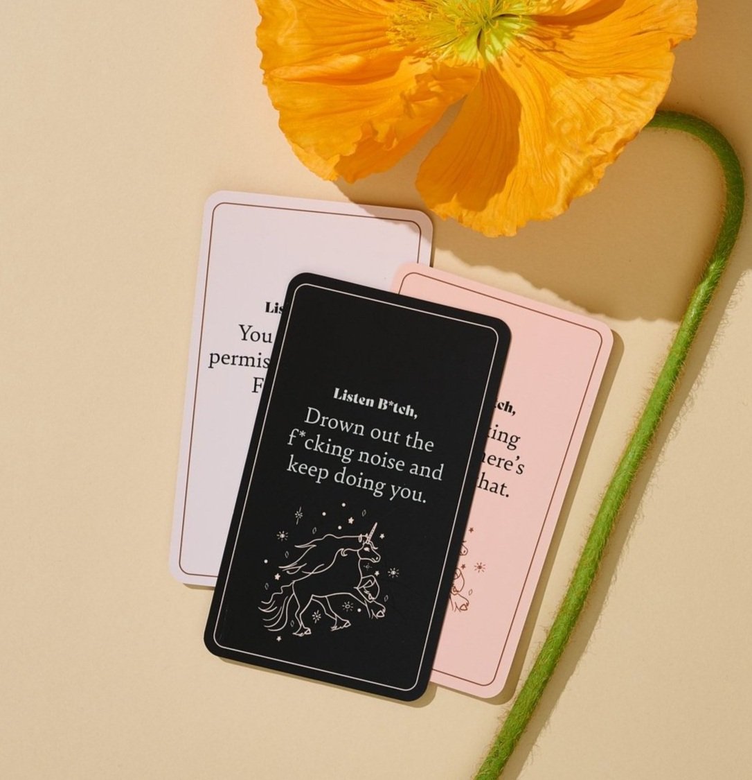 Listen Bitch Affirmation Cards