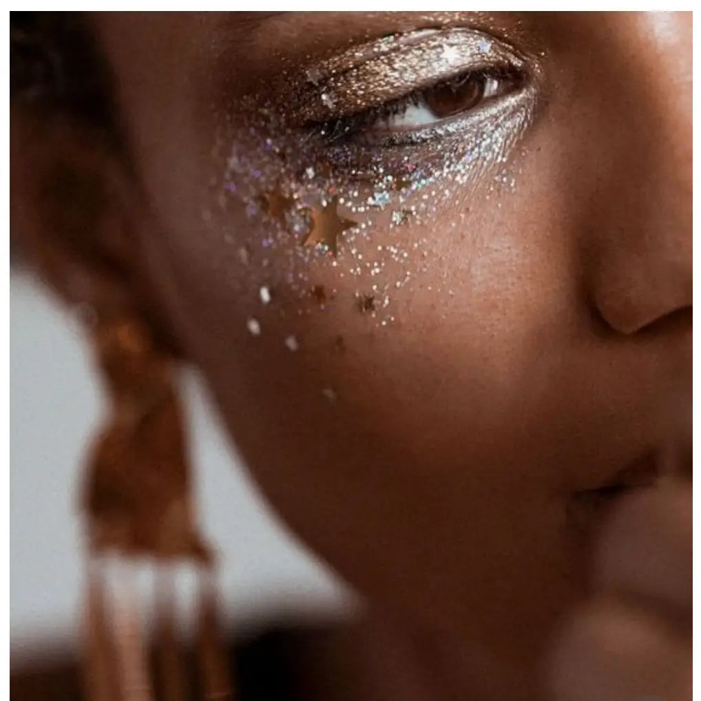 Star Tears Sparkle Tattoo
