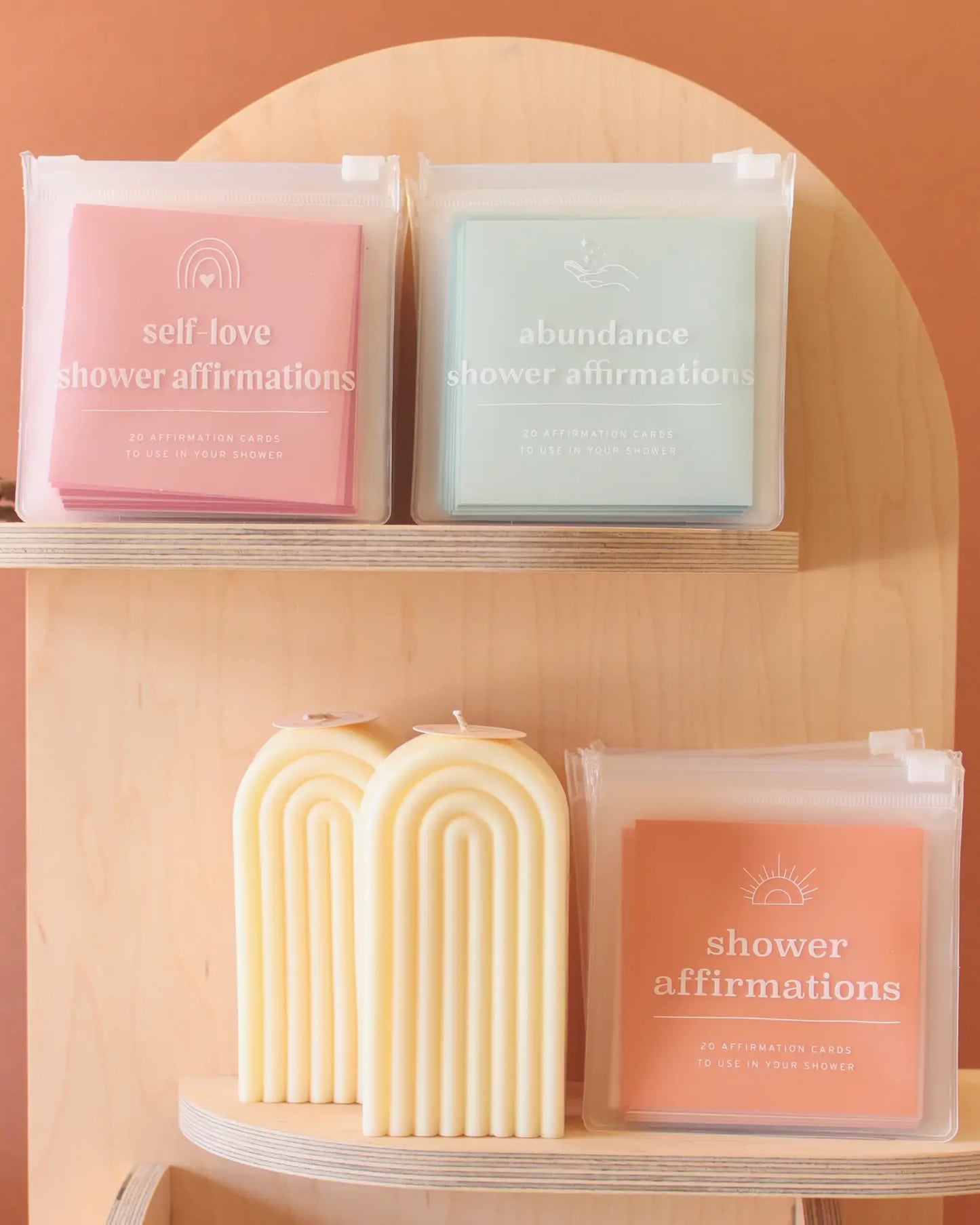 Shower Affirmation Cards