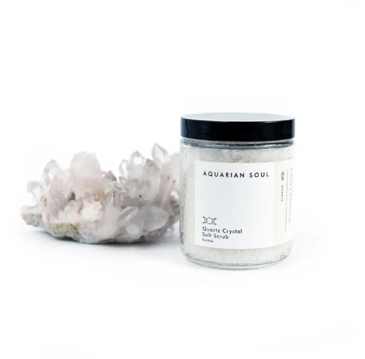 Quartz Crystal Salt Body Scrub