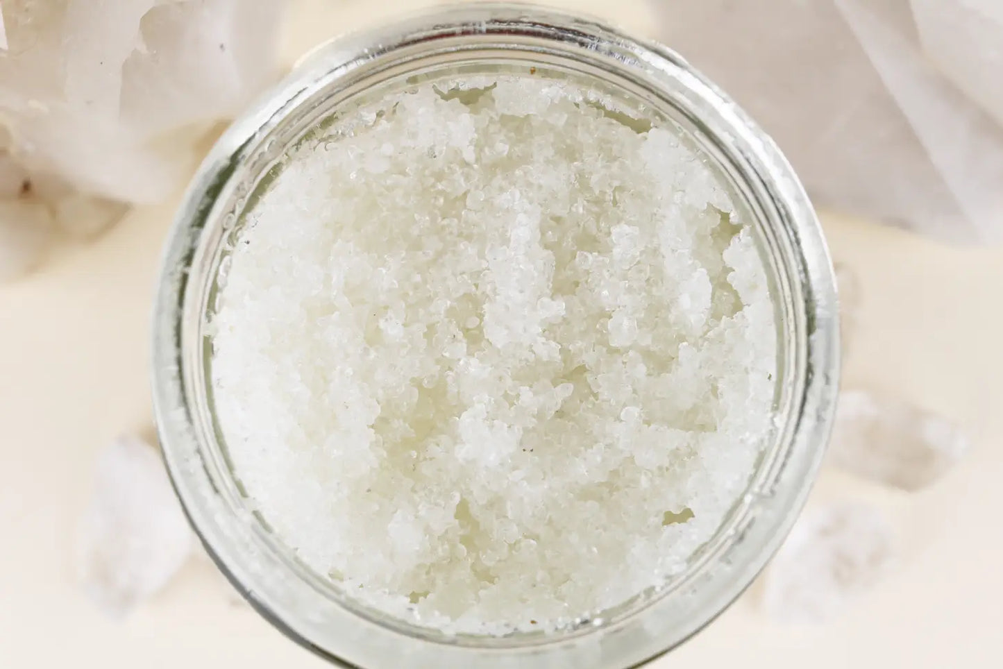 Quartz Crystal Salt Body Scrub