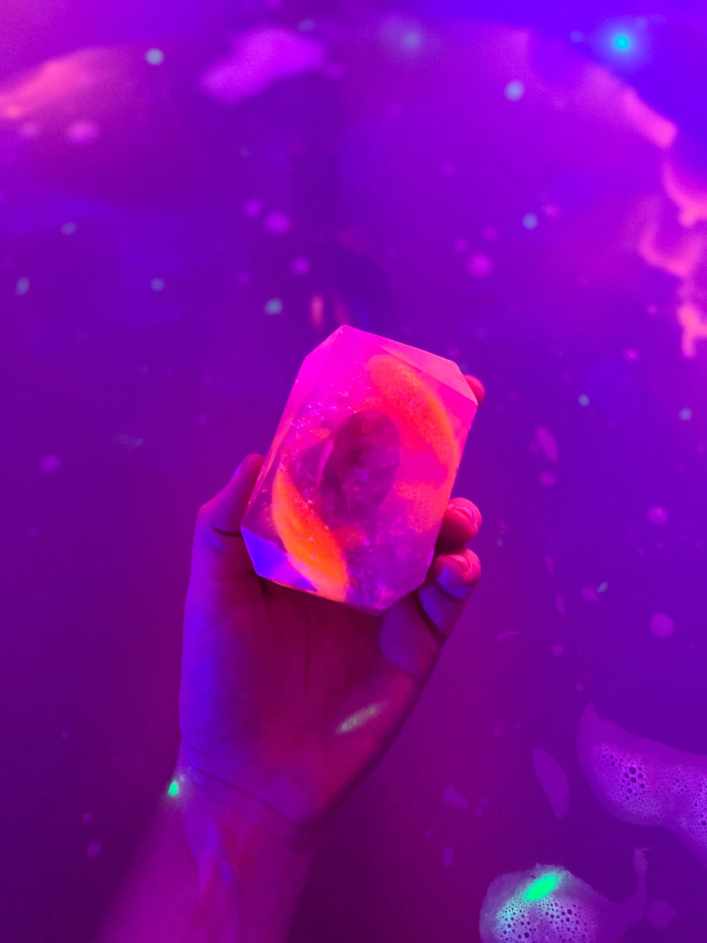 Crystal Bar Soap - Pisces + Amethyst