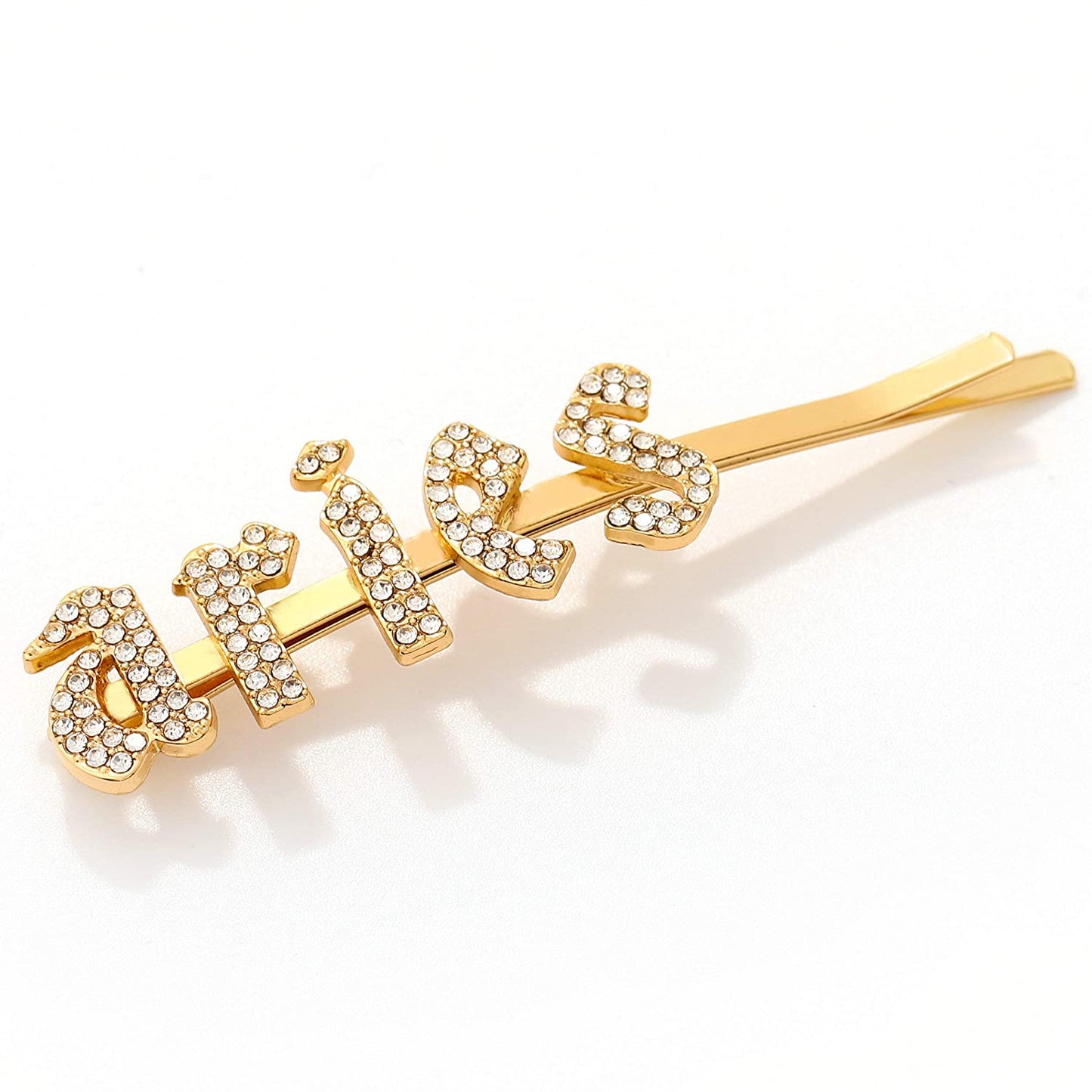 Sparkly Rhinestone Hair Pin - Aries