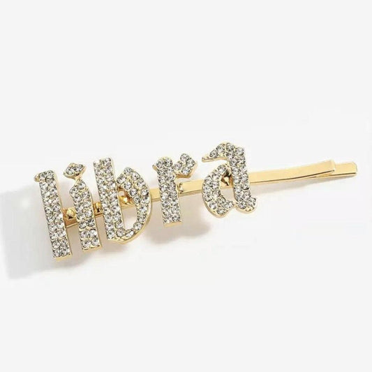 Sparkly Rhinestone Hair Pin - Libra