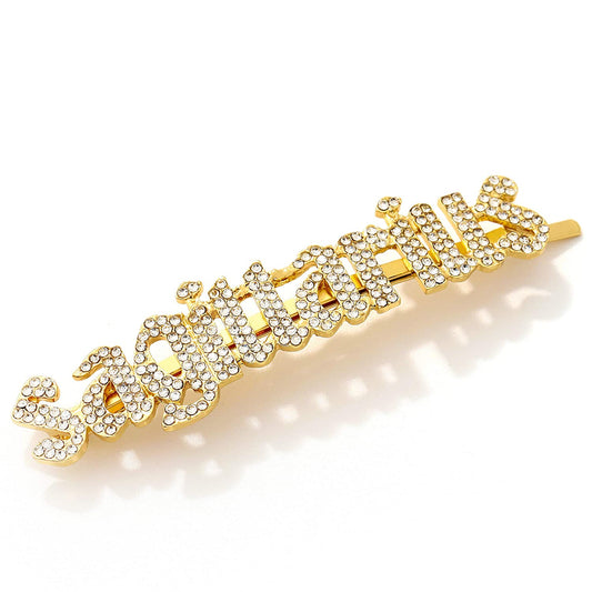 Sparkly Rhinestone Hair Pin - Sagittarius