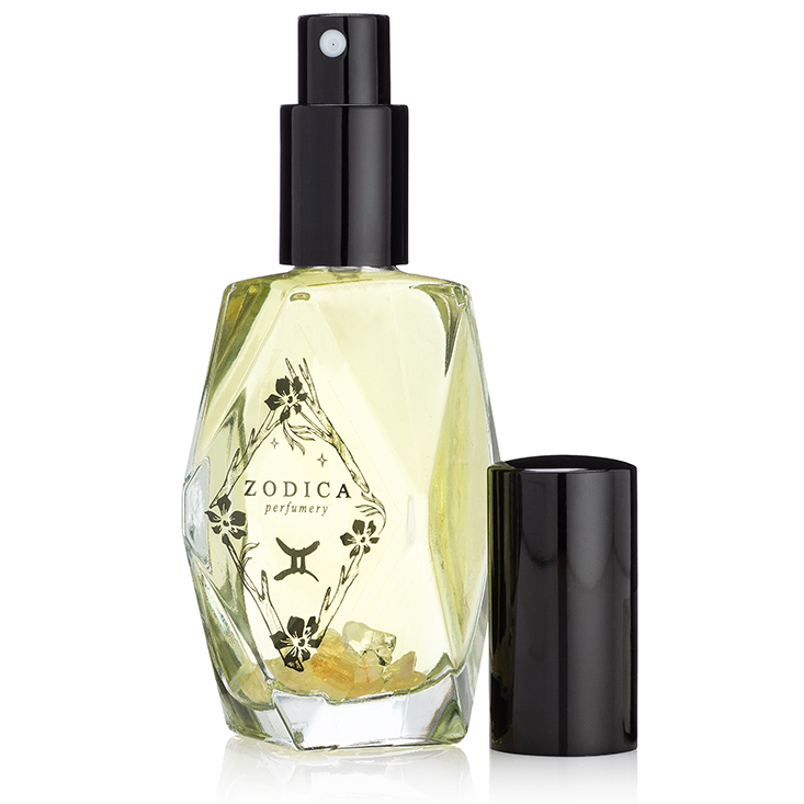 Crystal Infused Zodiac Perfume - Gemini + Citrine
