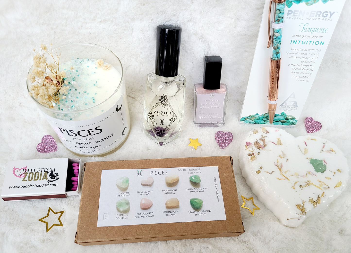 Crystal Magic Crystal Infused Gift Set - Pisces