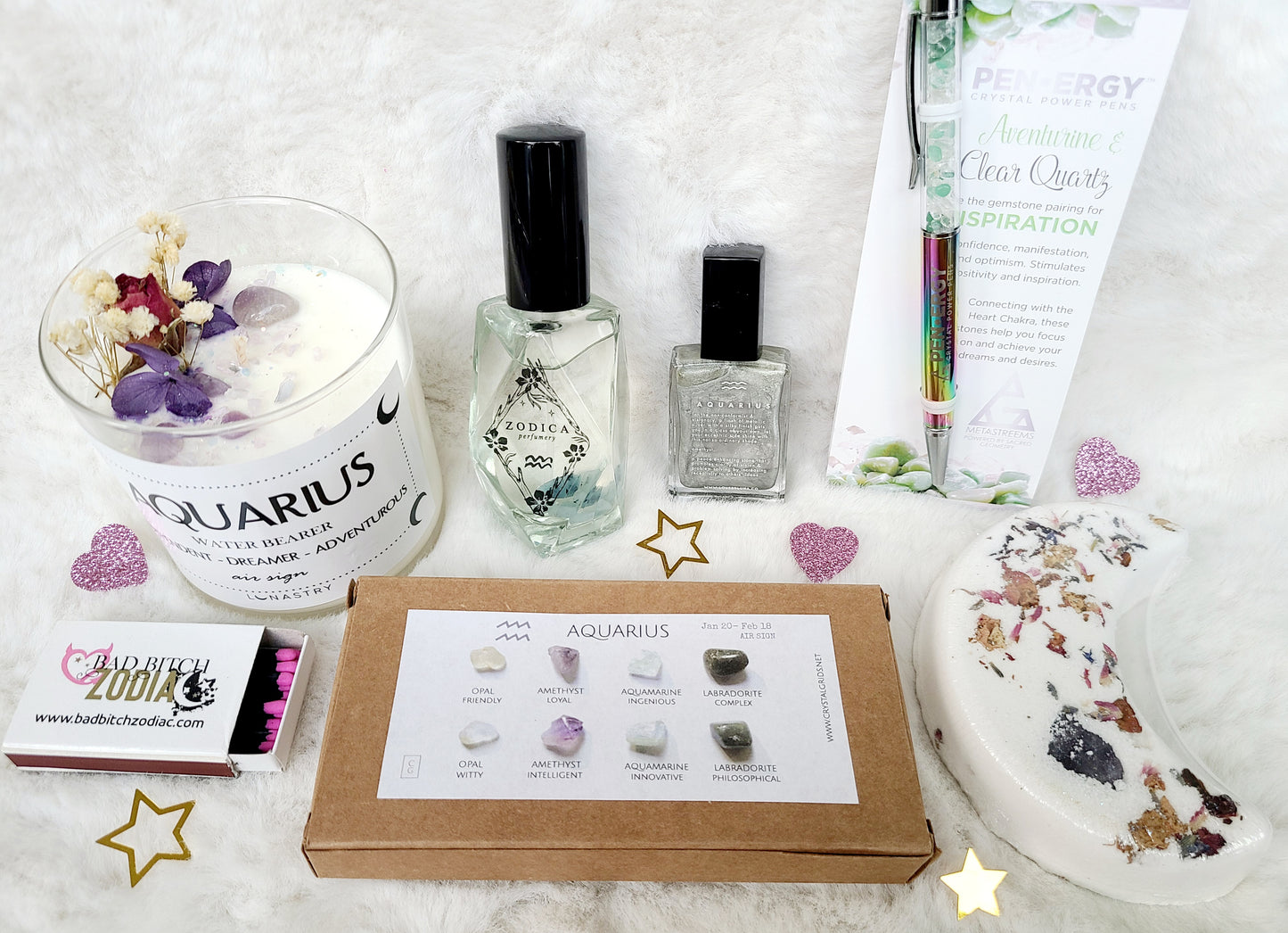 Crystal Magic Crystal Infused Gift Set - Aquarius