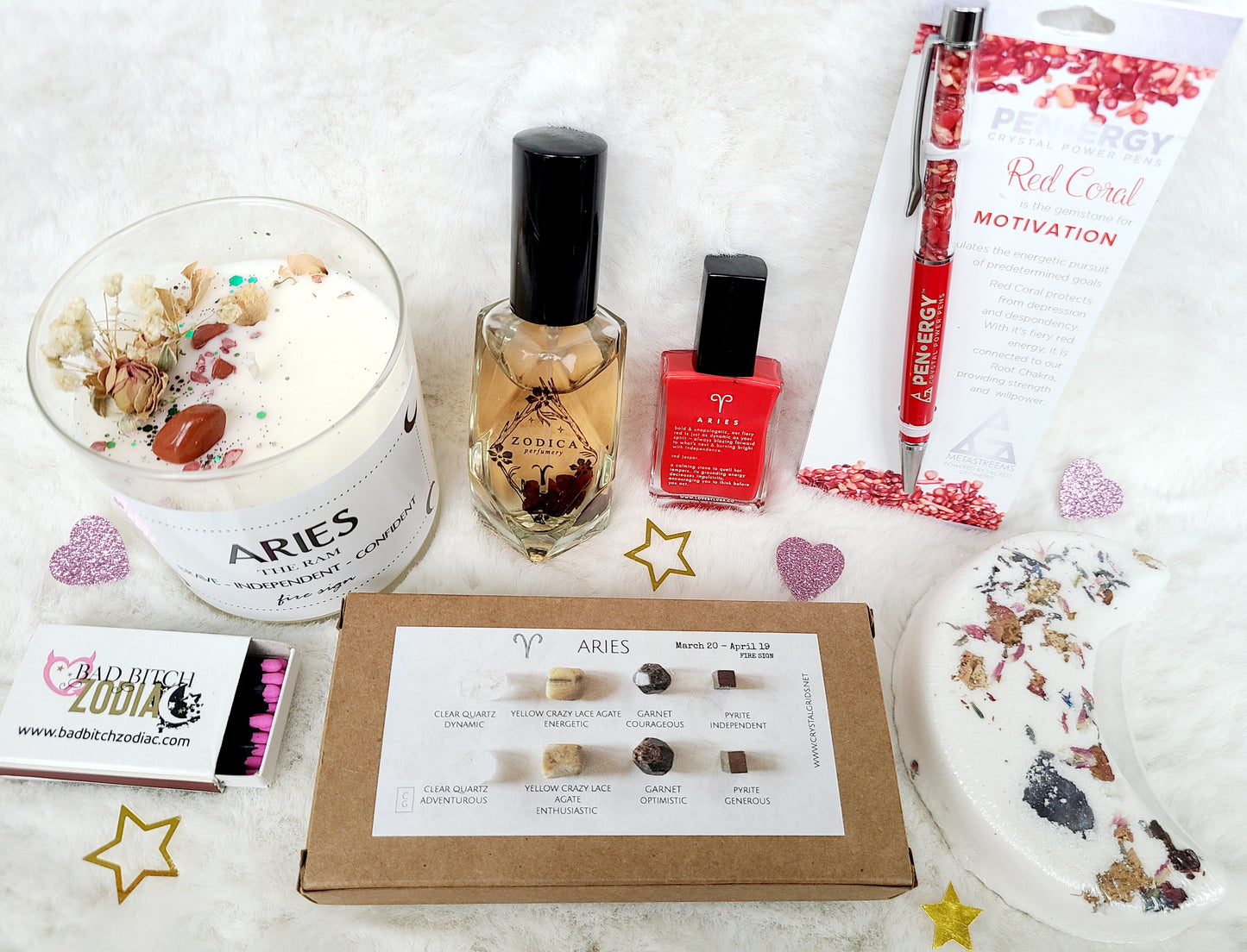 Crystal Magic Crystal Infused Gift Set - Aries