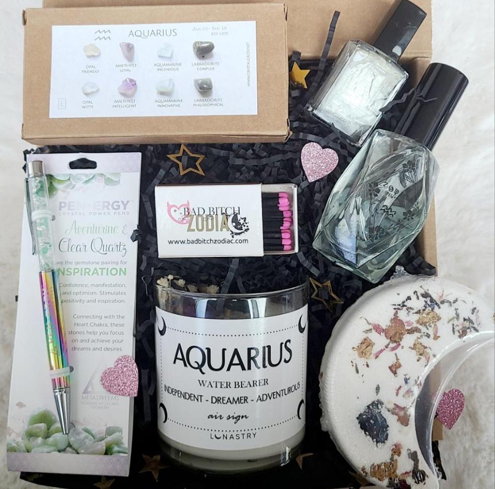 Crystal Magic Crystal Infused Gift Set - Aquarius