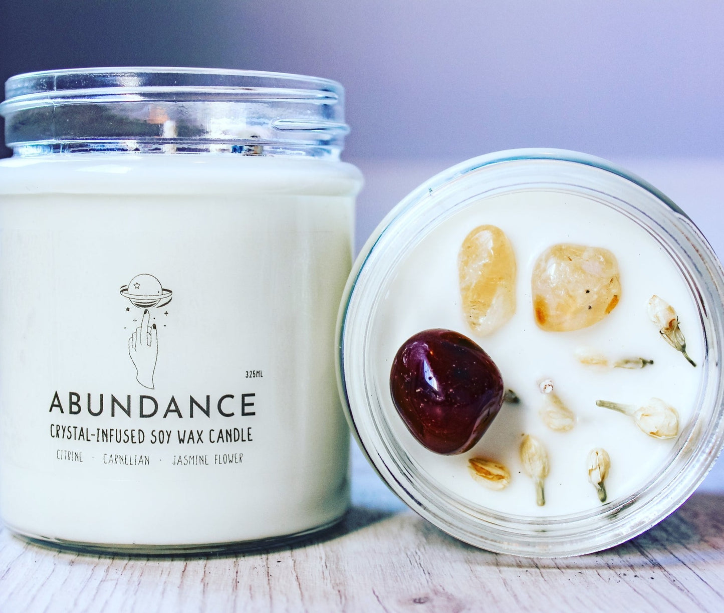 Crystal Charge Intention Candles