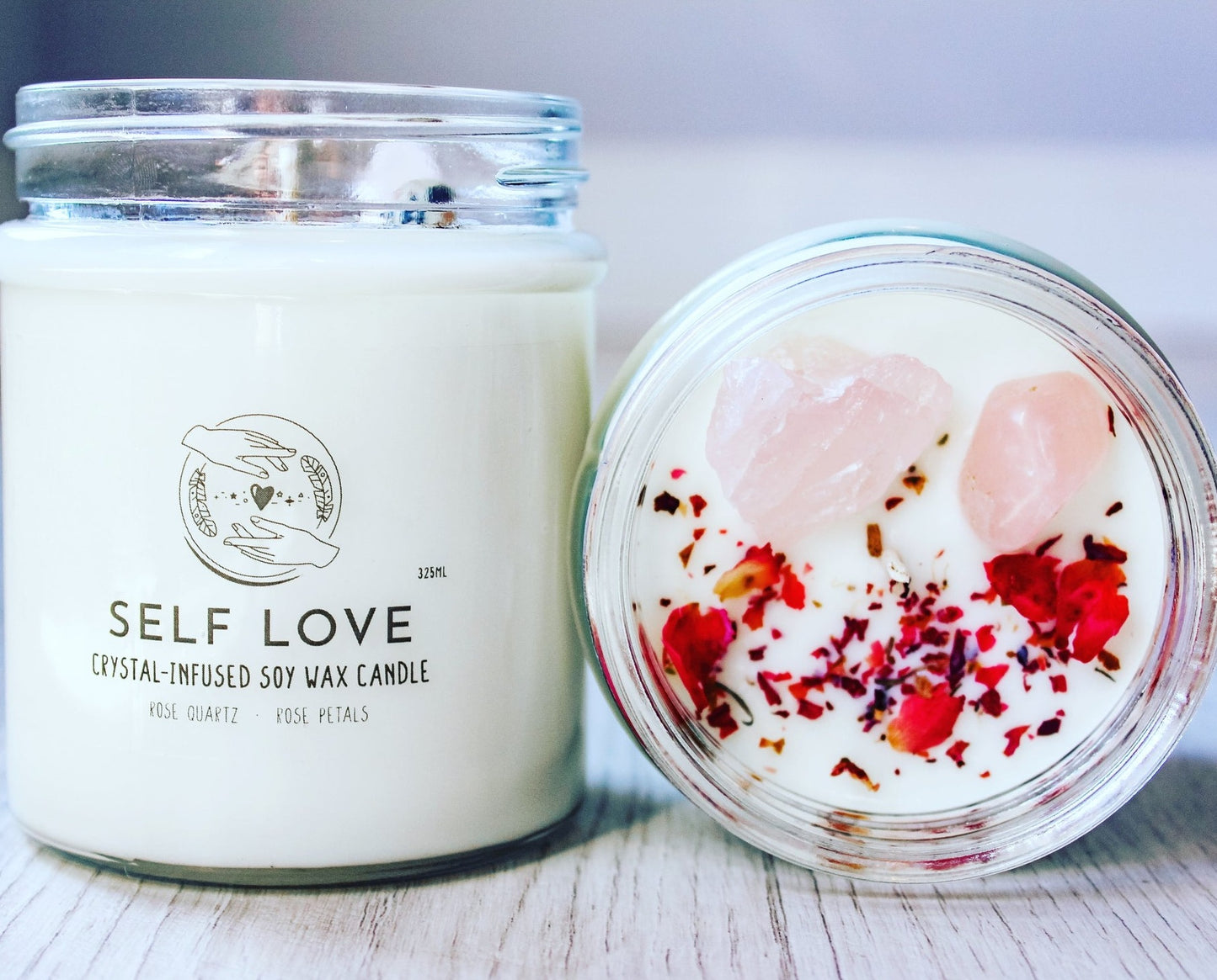 Crystal Charge Intention Candles