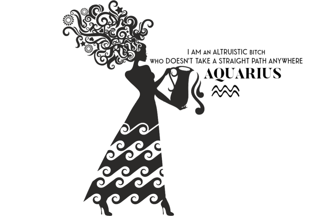 Crop Tee - Aquarius