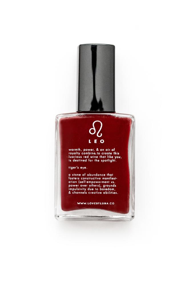 Crystal Infused Nail Polish - Leo + Tiger's Eye