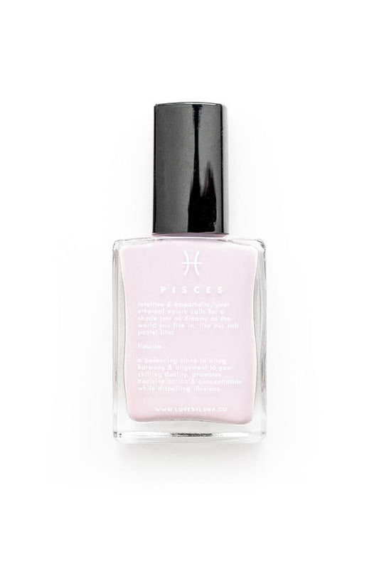 Crystal Infused Nail Polish - Pisces + Fluorite