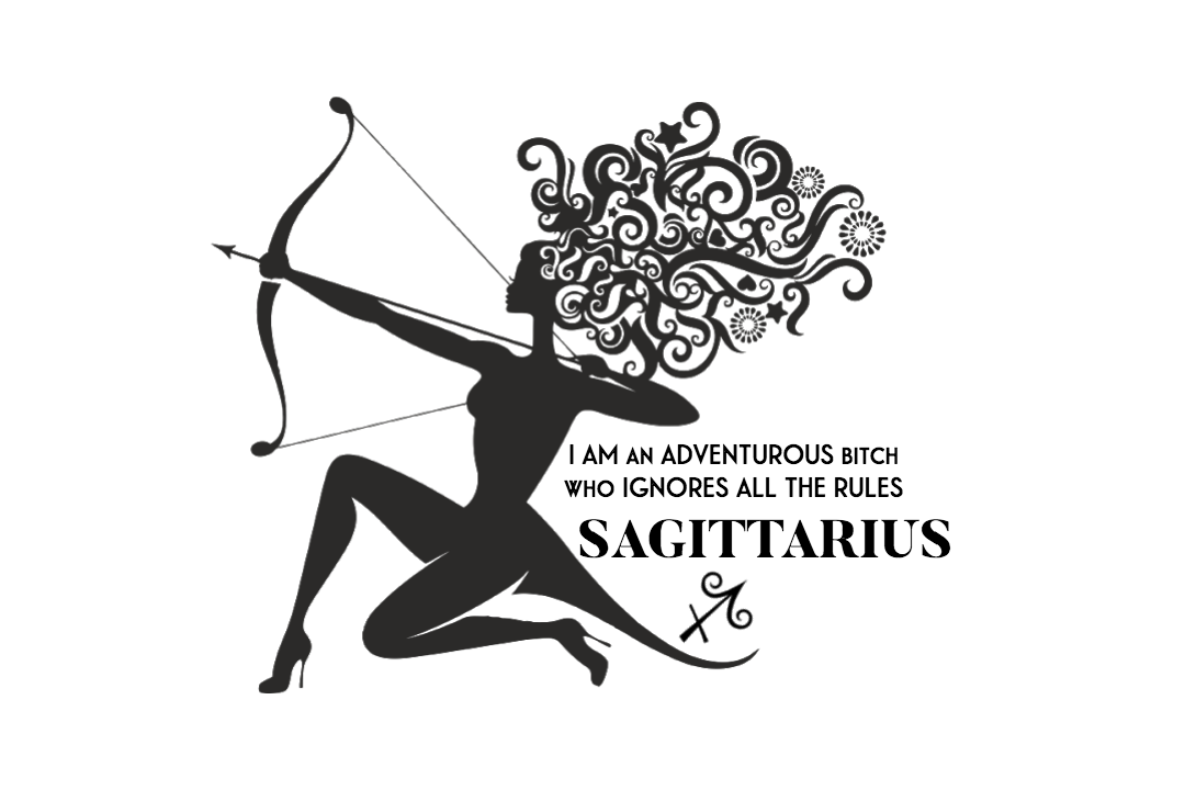 Crop Hoodie - Sagittarius