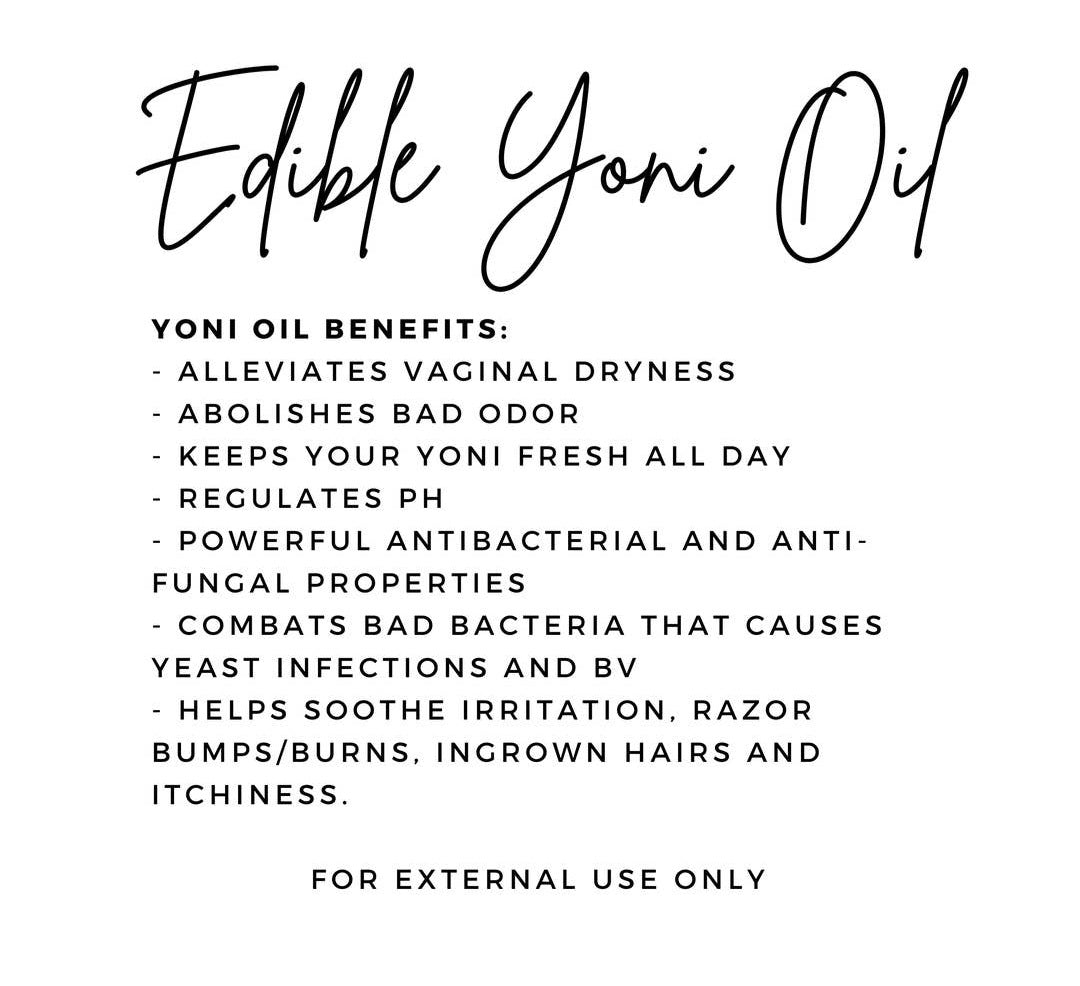 Edible Flower Infused Yoni Oil