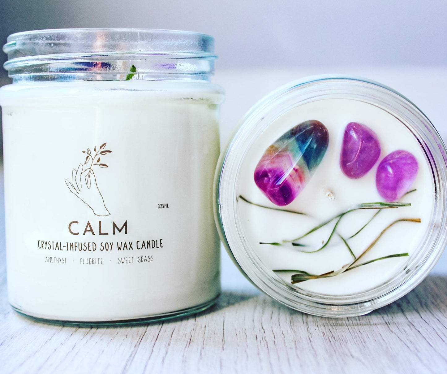Crystal Charge Intention Candles