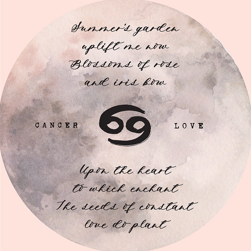 Crystal Infused Zodiac Perfume - Cancer + Rose Quartz