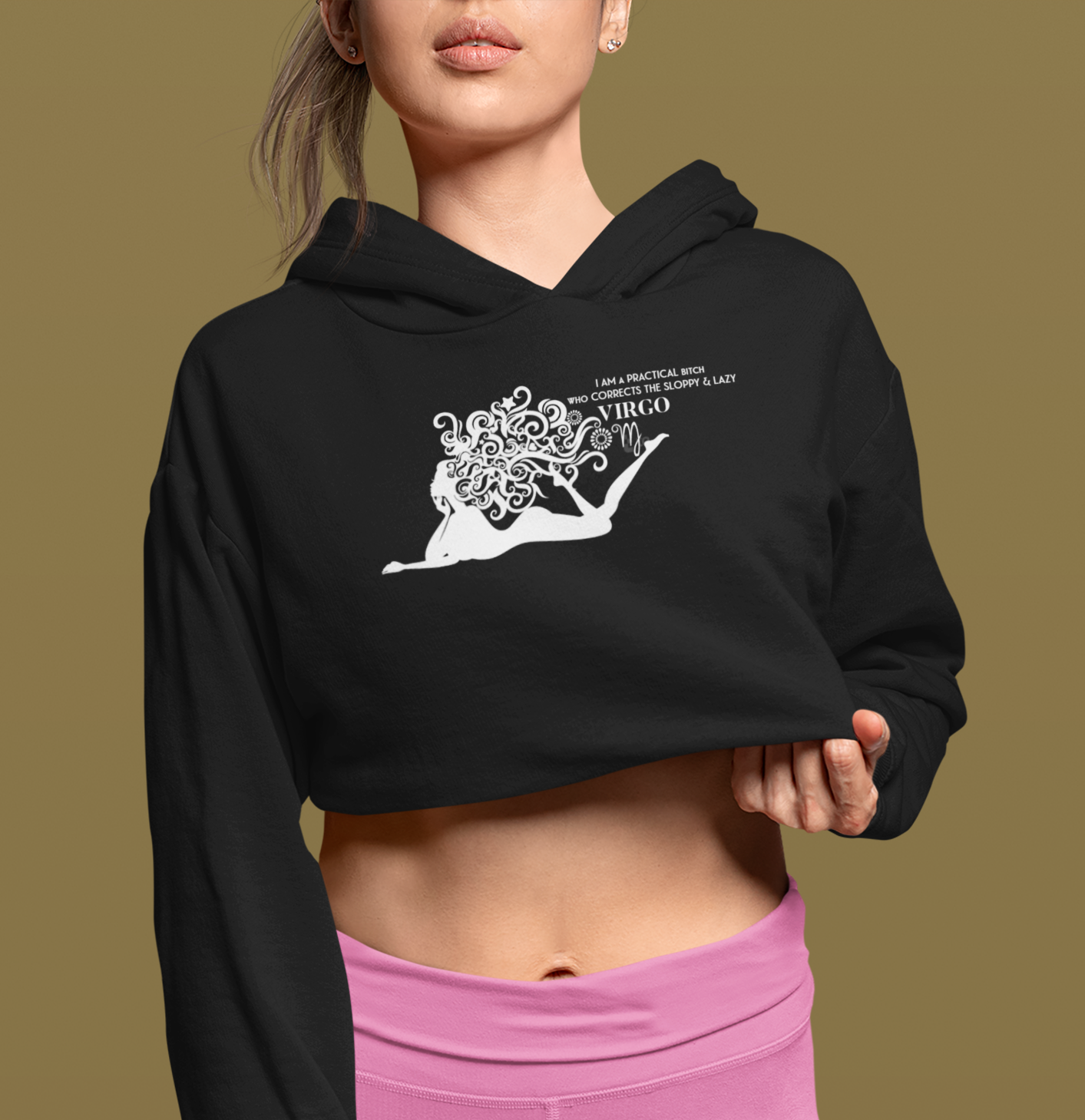 Crop Hoodie - Virgo