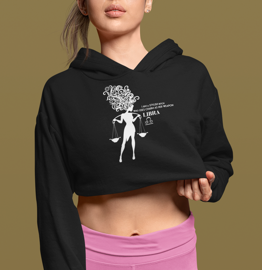 Crop Hoodie - Libra