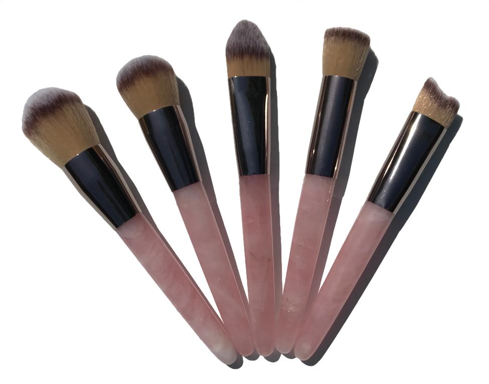 Rose Quartz Make Up Brushes
