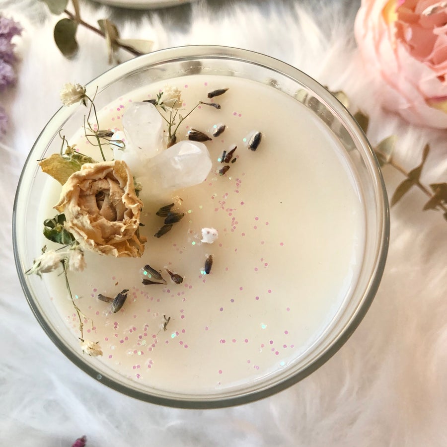 Botanical Crystal Candle - Gemini