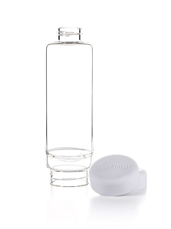 Crystal Infused Water Bottle - Aquarius + Clear Quartz & Fluorite
