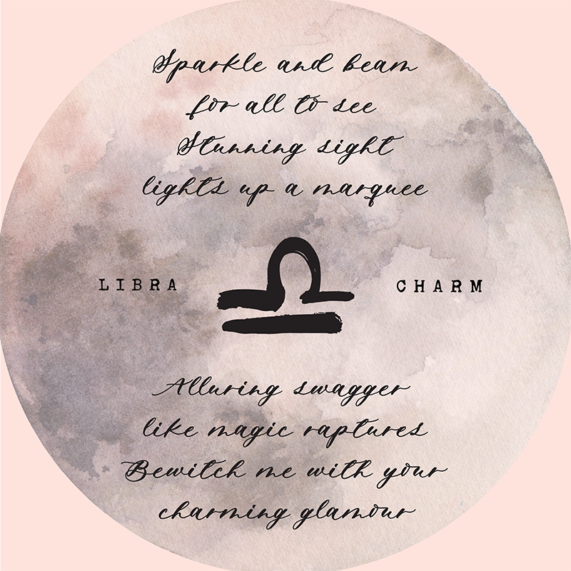 Crystal Infused Zodiac Perfume - Libra + Fluorite