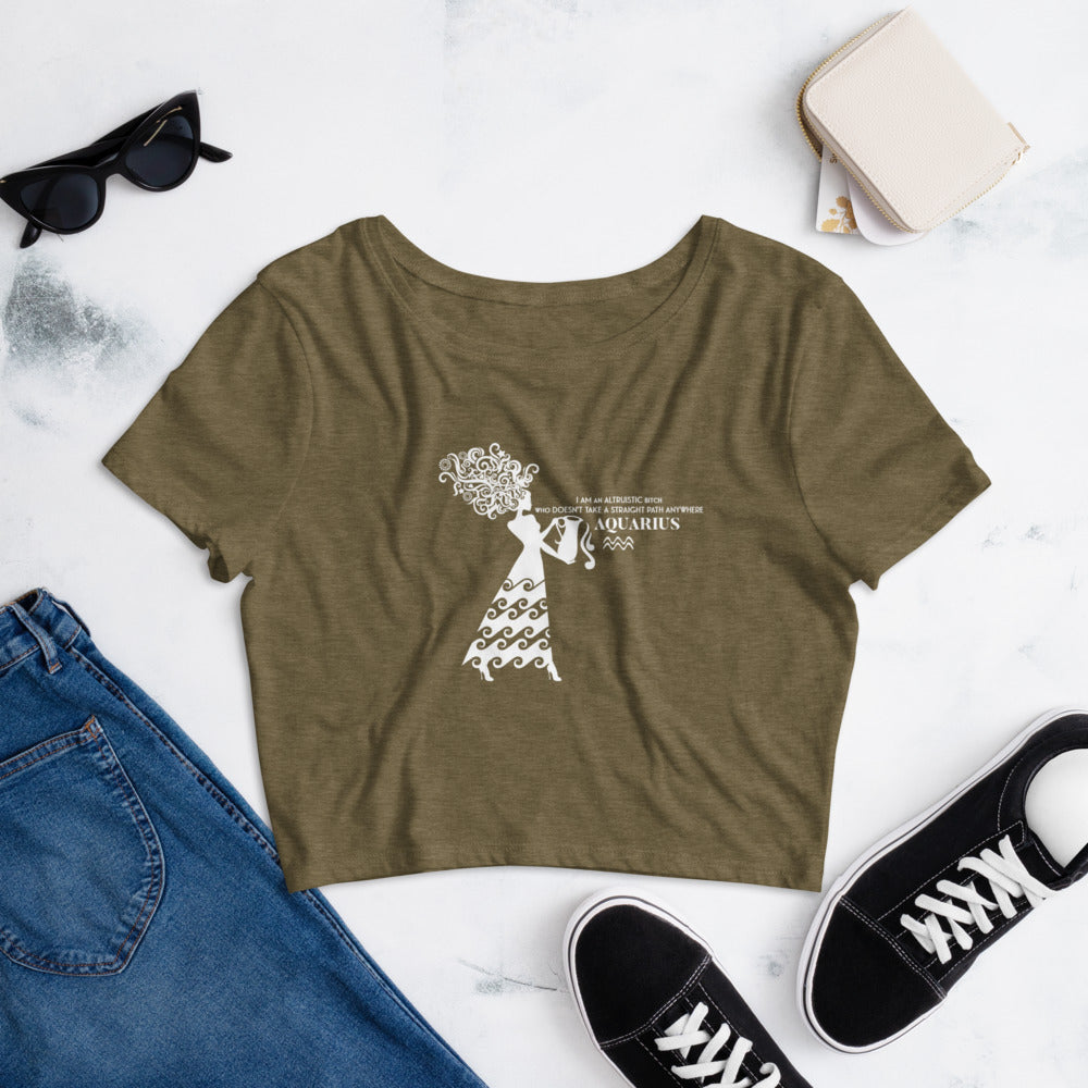 Crop Tee - Aquarius