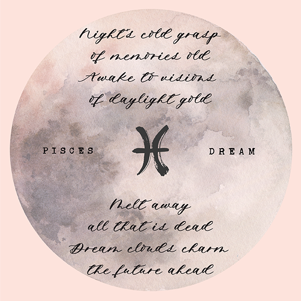Crystal Infused Zodiac Perfume - Pisces + Amethyst