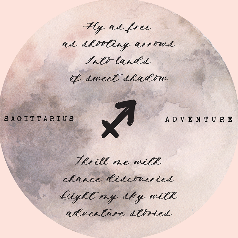 Crystal Infused Zodiac Perfume - Sagittarius + Red Jasper