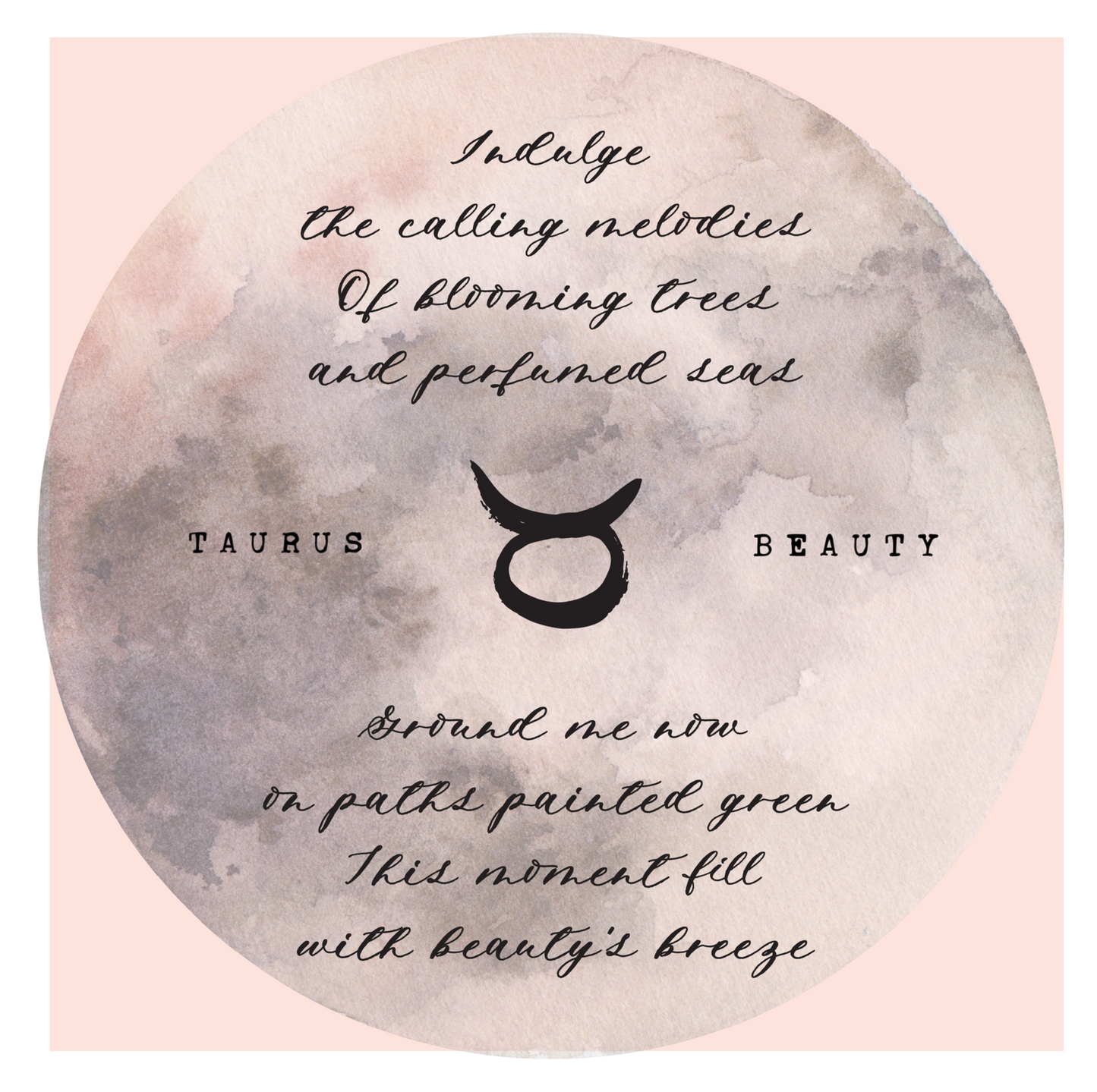 Crystal Infused Zodiac Perfume - Taurus + Jade