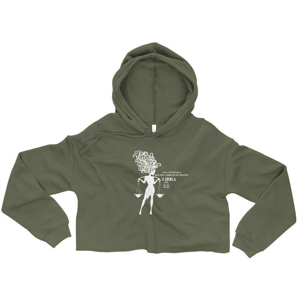 Crop Hoodie - Libra