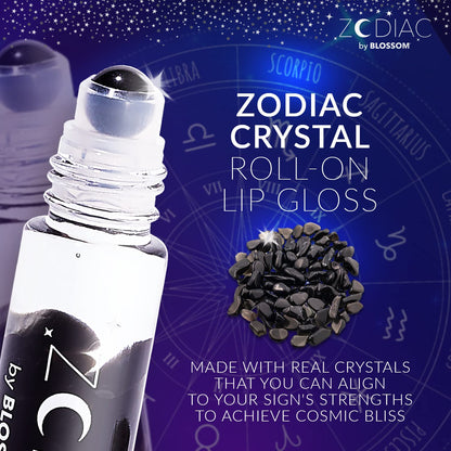 Crystal Infused Zodiac Vanilla-Flavored Roll-On Lip Gloss - Scorpio