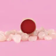 Load image into Gallery viewer, Rose Moon Tinted Crystal Lip Balm
