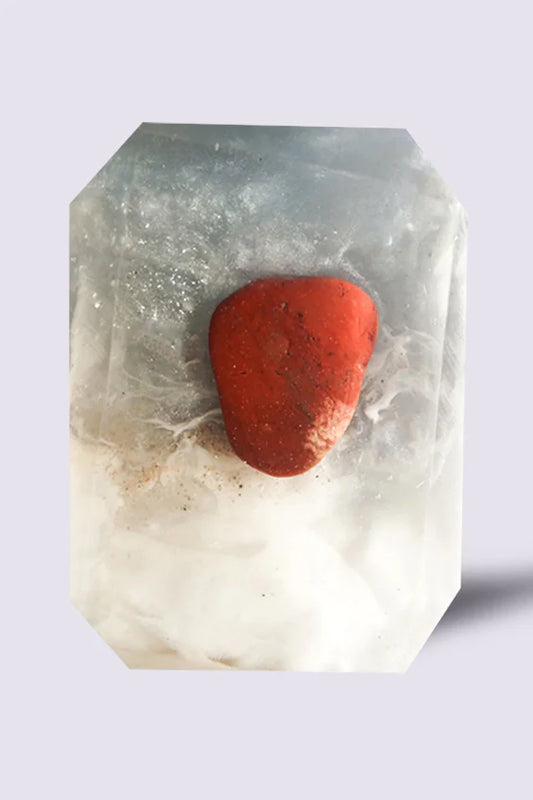 Crystal Bar Soap - Cancer + Red Jasper