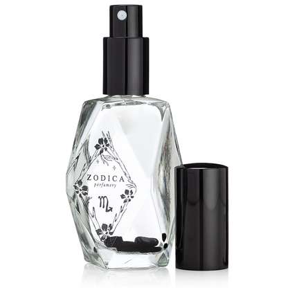 Crystal Infused Zodiac Perfume - Scorpio + Obsidian