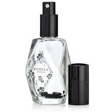 Load image into Gallery viewer, Crystal Infused Zodiac Perfume - Scorpio + Black Obsidian
