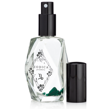 Load image into Gallery viewer, Crystal Infused Zodiac Perfume - Capricorn + Malachite
