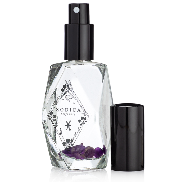 Crystal Infused Zodiac Perfume - Pisces + Amethyst