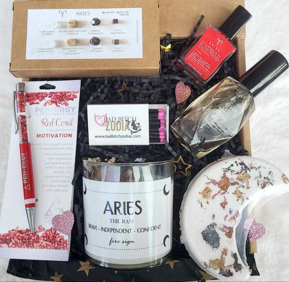 Crystal Magic Crystal Infused Gift Set - Aries