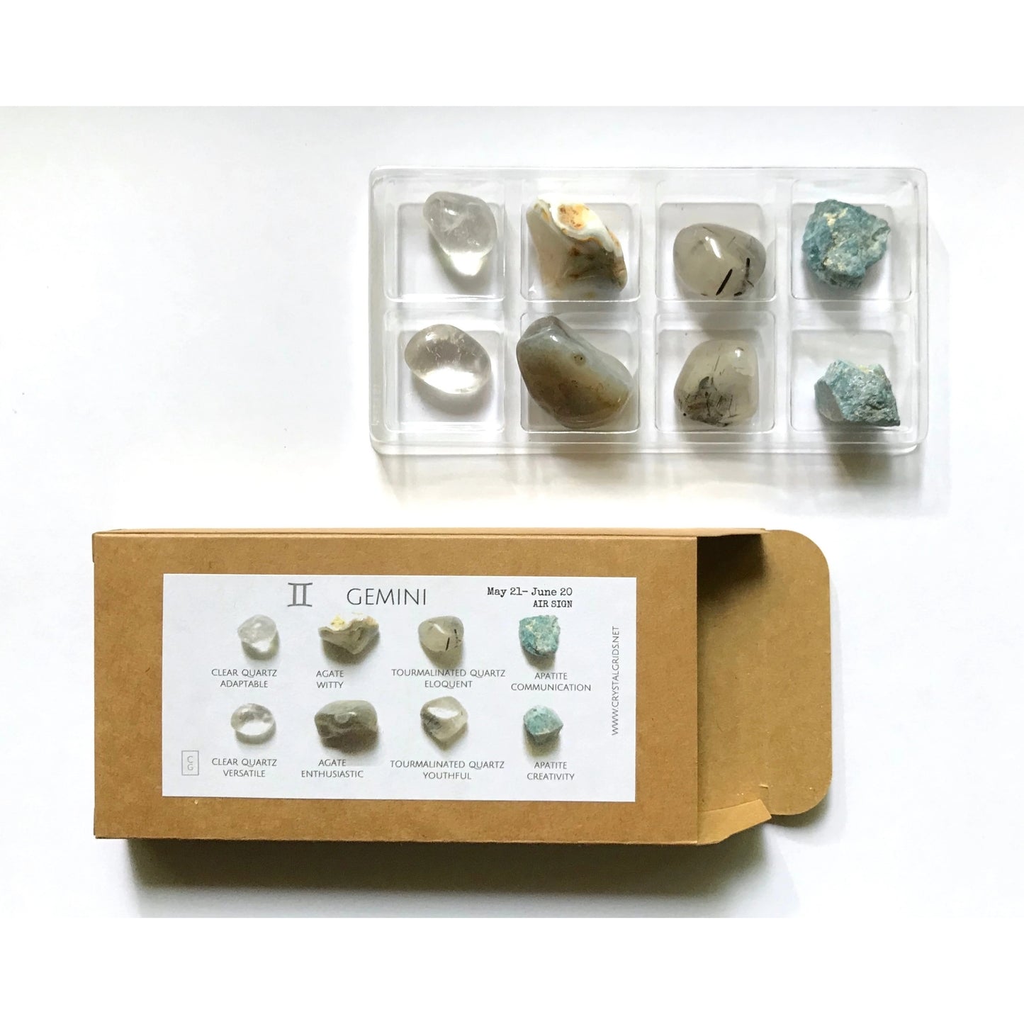 Good Vibes Only Crystal Gift Set - Gemini