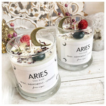 Load image into Gallery viewer, Botanical Crystal Candle - Aries

