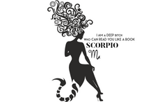 Load image into Gallery viewer, Crop Tee - Scorpio (Black Print)
