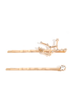 Load image into Gallery viewer, Constellation Rhinestone Hair Pin Set - Virgo
